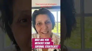 Your survival strategies ARE NOT you #survivalstrategies #becomingyou #personality #excavation