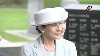 Emperor, Empress and Princess Aiko Mourn 240,000 War Dead in Okinawa Visit