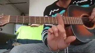 Guitar lesson - kinda sad but easy 👀
