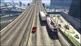 Grand Theft Auto V (PC) - Rockstar Editor - Boat Chase Scene