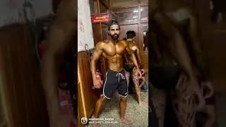 Mr Himachal 2022 Backstage Posing             #bodybuilding #aestheticonhashar #motivation #gurjar