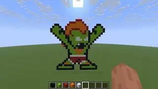 Creando a Blanka de Street Fighter en Minecraft | Pixel Art