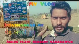My Vlog Jatashankar resort Video पेड़ लगाते हुए