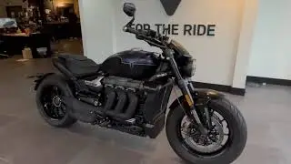 Triumph Rocket Storm R finished in Satin Pacific Blue ,Matt Sapphire