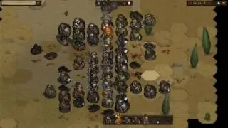 Battle Brothers: Battle against a greenskin army (52 greenskins)