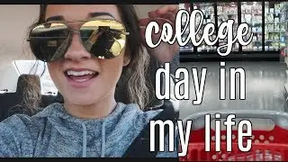 COLLEGE DAY IN MY LIFE: productive day + healthy grocery haul
