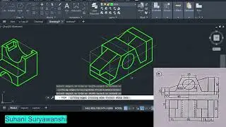 Engineering Drawing Engineering Graphics Isometric view Answers Q18 Isometric view Engineering Sem 2