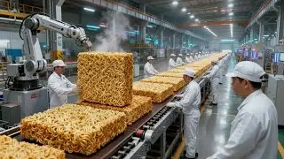 Inside a Modern Instant Noodle Factory  From Wheat Flour to Packaged Noodles