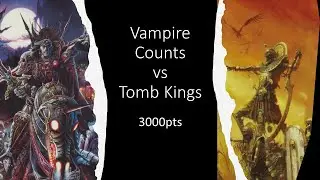Warhammer Fantasy 8th Battle Report Vampire Counts vs Tomb Kings