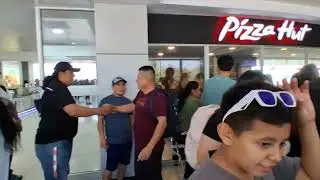 Me toco que ir al Aeropuerto a recojer a una persona.Prosedente de Mexico