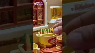 Miniature kitchen toy set satisfying with unboxing and review | ASMR videos