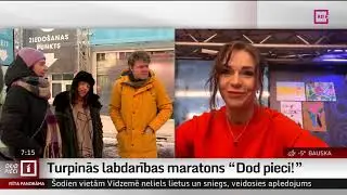 Turpinās labdarības maratons 