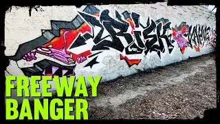 MSK RISK - VAYNE - CHEAK - MERCH - GABOR - Freeway Action on the Westside - Los Angeles Graffiti
