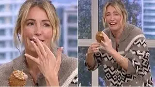Eye-watering moment Cat Deeley breaks her tooth live on air leaving Ben Shephard in fits of laughter