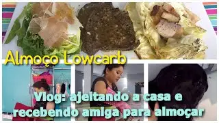 Vlog: Dando um tapa na casa e recebendo amiga para almoçar.