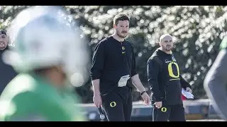What stood out to Dan Lanning after Oregon's first spring practice?
