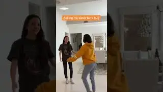 Asking My Sister for a Hug! #shorts #merrelltwins