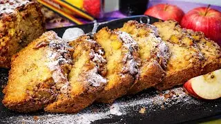 Chec PUFOS cu mere 🍎dintr-un singur ou / Gătit cu copiii 👩‍🍳👨‍🍳 | Simplu și ieftin ‼️