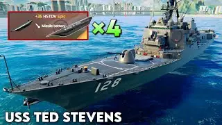 Uss Ted Stevens With - HSTDV &times; 4 Loadout Enemies Disappear in Seconds! 😈