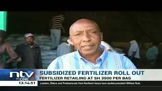 Subsidized fertilizer roll out: Farmers in Kajiado receive the first consignment