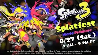 Splatoon 3 Splatfest WORLD PREMIER! Lets SPLAT THE WORLD!