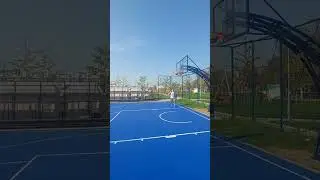 working inside and quick basket #white #blue #basketball #jumping #jumpshot #belgrade