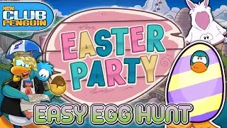 Easy Egg Hunt + Golden Eggs! (Easter Party 2025) | New Club Penguin