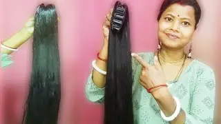 Clutch Hair Wig Review | Clutch Hair Wig Review | How To Use Hair Extension | How To Apply Fake Hair