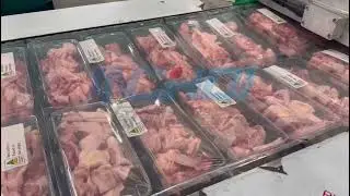 The hard box inflatable packaging chicken can be both vacuumed and filled with fresh-keeping gas