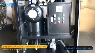 Witness the power of REXON ZYD Transformer Oil Double-Stage Vacuum Purifier in real operation!