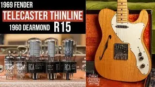Vintage 1969 Fender Telecaster THINLINE | 1960 DeArmond R15