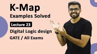 K Map in hindi 3 Variables | K Map Examples in hindi | Digital Logic GATE Lectures in Hindi