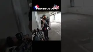 USA VS FRANCE IN AIRSOFT #airsoft #airsoftcqb #milsim #fakegun #warzone #military #combat #army