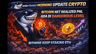 MORNING UPDATE CRYPTO l Bitcoin net realized pnl ada di dangerous level l bitmine keep staking ETH