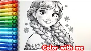 Disney Frozen Elsa, Anna,Olaf Coloring Book Pages