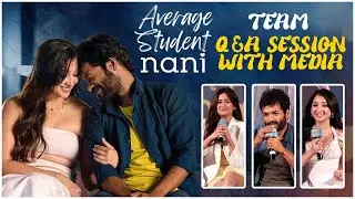 Average Student Nani Movie Team Q&A Session With Media Teaser Launch Event | TFPC