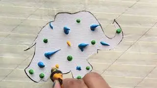 Beautiful abstract art Elephant painting