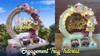 DIY Vintage Ring Platter for Engagement | 👰🏻 Engagement Ring Tray Tutorial #engagementringtray