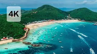 Priss beach koh larn not for tourist 🚫 4k hdr
