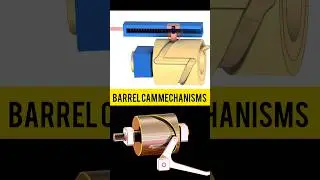 Barrel Cam Mechanisms! 🤔 #engineering #shorts