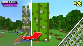 I Built a CACTUS FARM in Huge Cactus || Minecraft Survival #26
