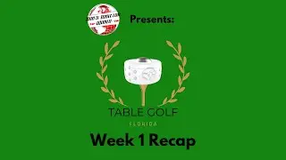 Tabletop Golf Association Tournament week 1: And why this is one of the best sports games ever made!