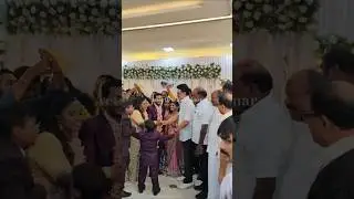 Cm Mass Entry For King Kong Family Marriage Reception #mkstalin #kingkong  #actors #tncm #chennai