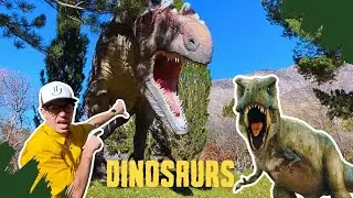 Giant Dinosaurs & Real Fossils! Educational Museum Trip for Kids | Happy's Adventures