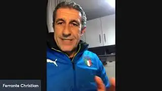 10^ Puntata del PodCast Ospite Mister Christian Ferrante docente Scuola Allenatori Coverciano