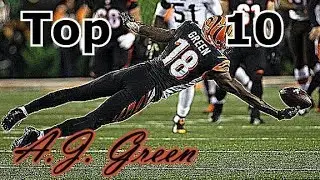 AJ Green Top 10 Plays of Career