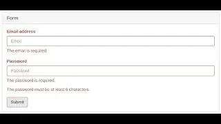 2. Basic Example - VueJS 2.x Client Side Form Validation