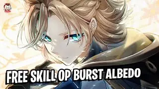 Free Skill? OP Burst? It's Albedo Hypercarry | Genshin TCG
