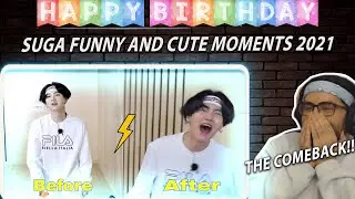 Yaaah! BTS Suga - Cute and Funny Moments 2021 | Reaction