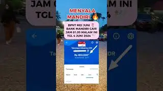 BPNT MEI JUNI 2024 BANK MANDIRI CAIR 🌷